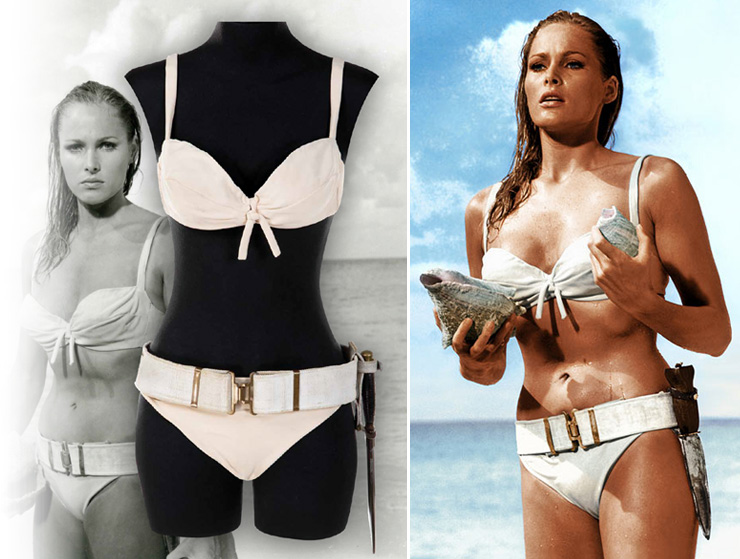 Bikini worn by Ursula Andress in Dr. No up for auction