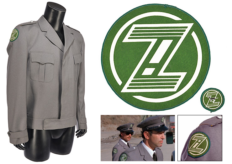 Lot #1053 A View To A Kill (1985) Peter Nelson Collection Zorin Industries Security Guard Jacket