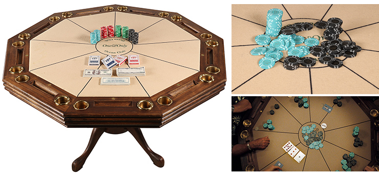 Lot #217 Casino Royale (2006) One & Only Ocean Club Poker Table, Chips and Playing Cards