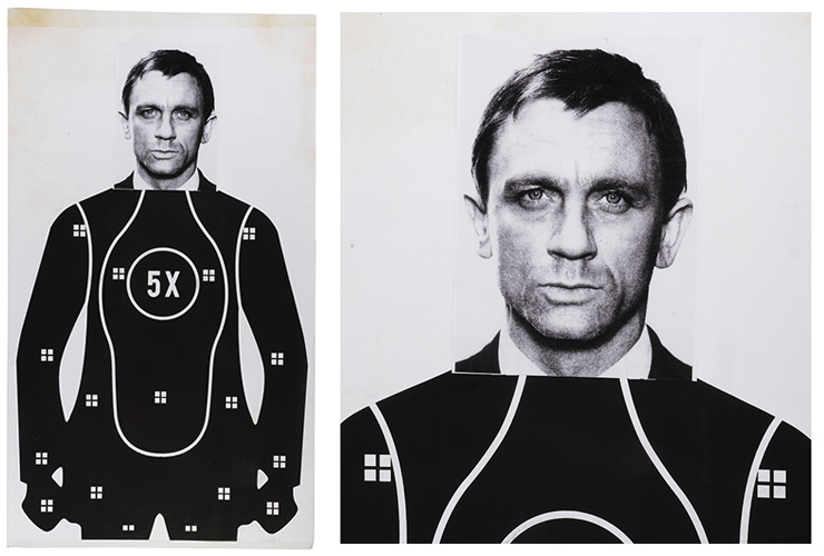 James Bond (Daniel Craig) Target Sheet Spectre (2015)