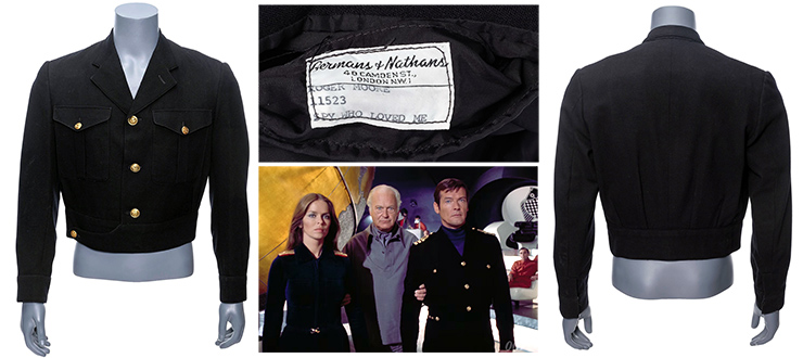Lot #229 - James Bond's Royal Navy Uniform Jacket The Spy Who Loved Me (1977)