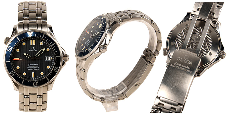 Lot #232 - James Bond's Omega Seamaster Diver 300M Watch Tomorrow Never Dies (1997)