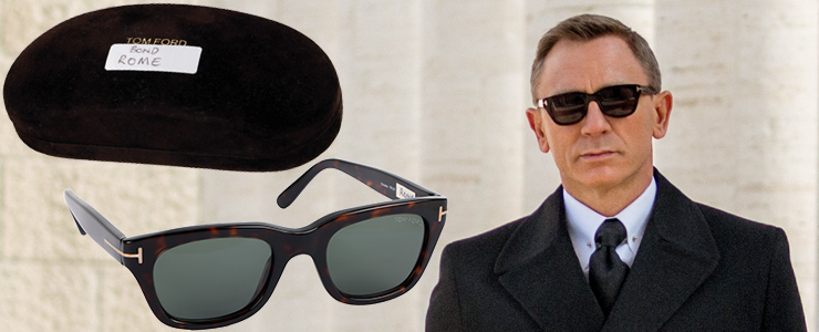 Lot #238 - James Bond's  Tom Ford Snowdon Sunglasses Spectre (2015)