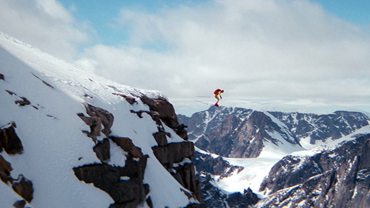 Rick Sylvester skis off Mount Asgard in The Spy Who Loved Me (1977)