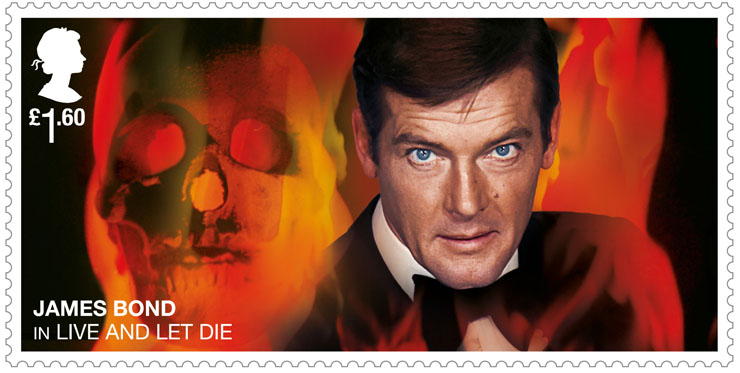 Royal Mail James Bond Stamps March 2020 - Live And Let Die