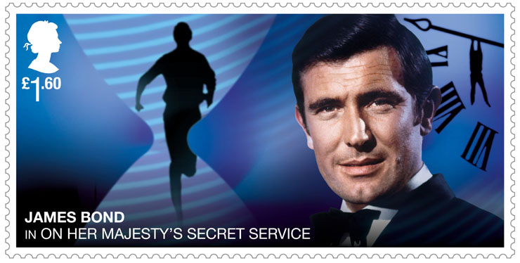 Royal Mail James Bond Stamps March 2020 - On Her Majesty's Secret Service