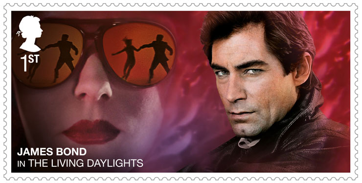 Royal Mail James Bond Stamps March 2020 - The Living Daylights