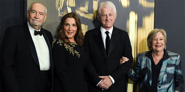 Honorees Michael G. Wilson, Barbara Broccoli, Richard Curtis and Juliet Taylor 