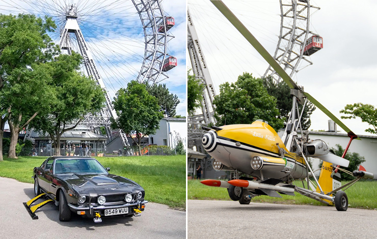 Aston Martin Volante The Living Daylights (1987) | Little Nellie You Only Live Twice (1967)