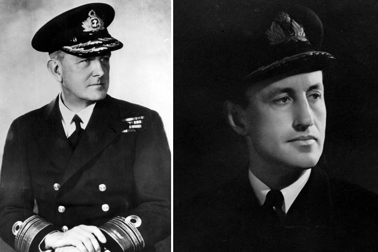 Admiral John Henry Godfrey (1888-1970) | Ian Fleming in naval uniform
