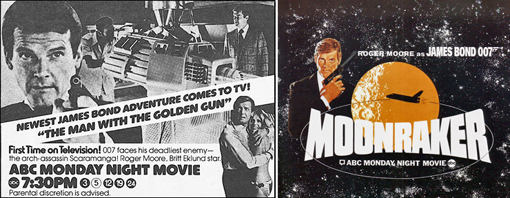 ABC James Bond film screening advertisements