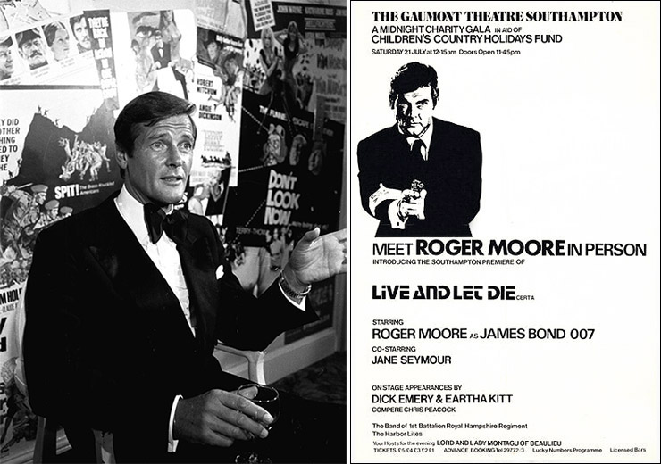 Live And Let Die (1973) Southampton Charity Midnight Gala screening