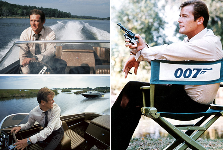 Roger Moore as James Bond 007 Live And Let Die (1973)