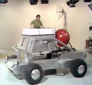 Moon Buggy appears on Blue Peter - BBC TV  9 December 1971