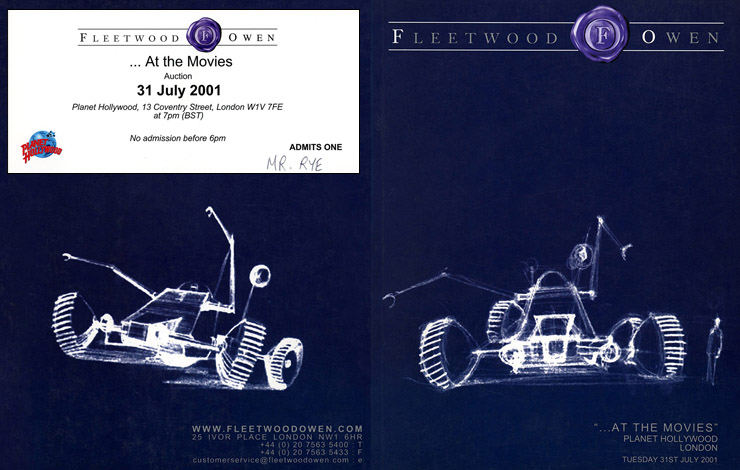 Fleetwood Owen Catalogue | Planet Hollywood London July 31, 2001
