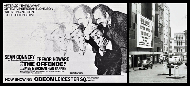 Sean Connery in The Offence (1972) at the ODEON Leicester Square