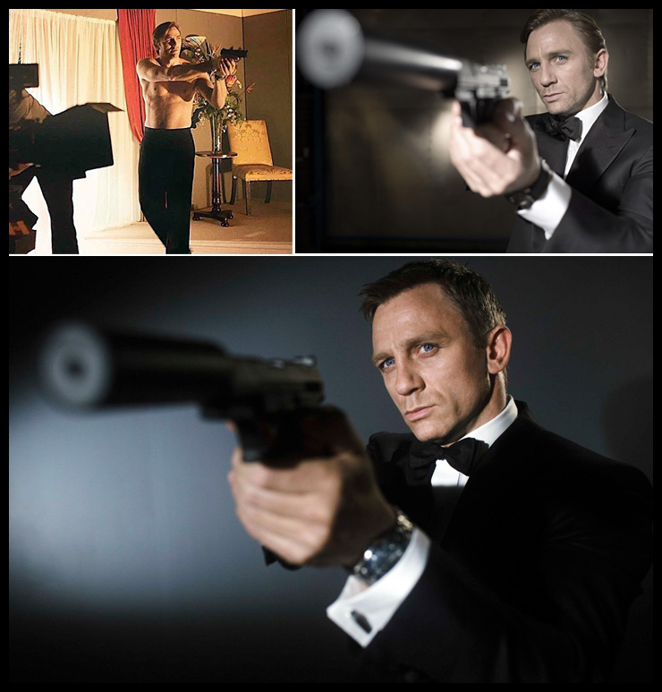 Daniel Craig screen test and publicity photographs