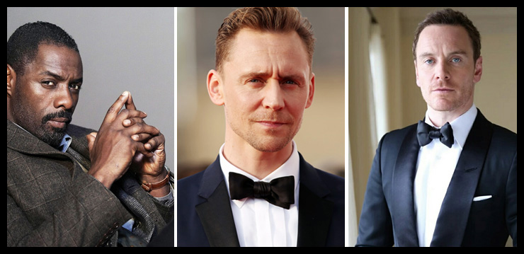 Idris Elba, Tom Hiddleston and Michael Fassbender