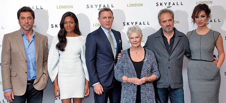 Skyfall press conference at The Corinthia Hotel, London