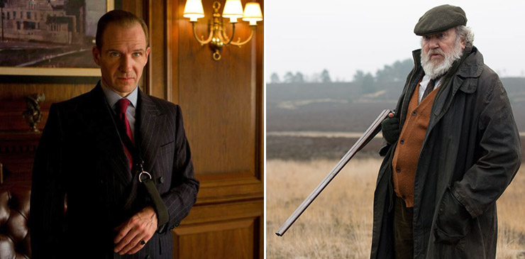 Ralp Fiennes as M in Skyfall | Albert Finney as Kincade in Skyfall (2012)