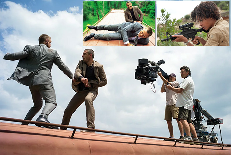 Filming the Skyfall (2012) pre-credit sequence in Turkey