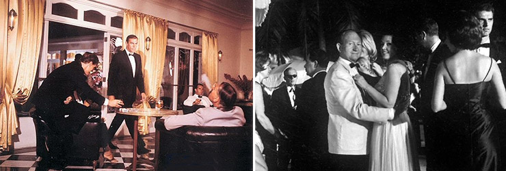 Sean Connery, Kevin McClory, David Middlmas and Dana Broccoli