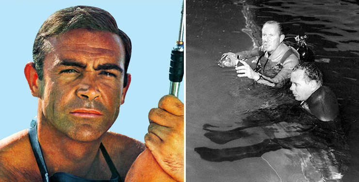 Sean Connery, Terence Young and Kevin McClory