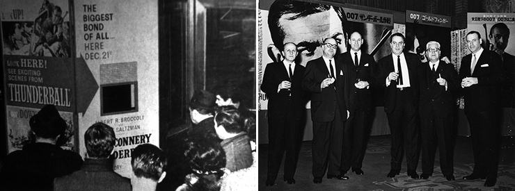 Thunderball trailer projection booth Paramount Theatre NTC | Hibiya Theatre Tokyo, Japan