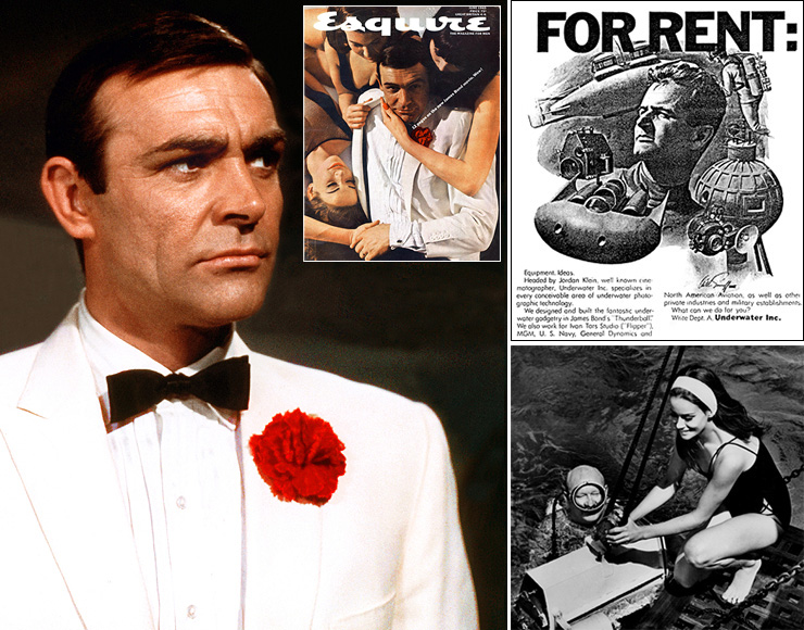 Sean Connery photographed by Robert Freson | Jordan Klein | Lamar Boren and Claudine Auger