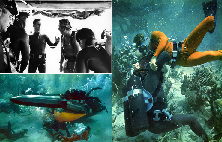 Ricou Browning Underwater director Thunderball (1965)