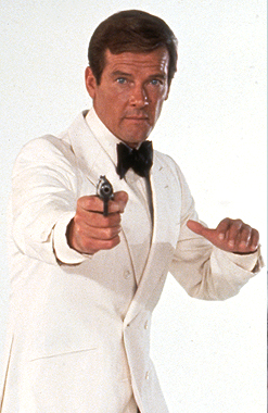 Roger Moore as James Bond