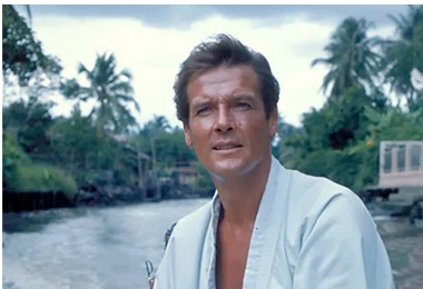 Roger Moore as James Bond