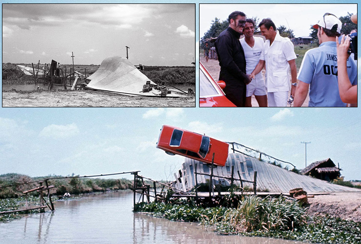 360-degree corkscrew jump across a wrecked bridge at Klong Rangsit. Performed by Loren “Bumps” Willert 360-degree corkscrew jump across a wrecked bridge at Klong Rangsit. 