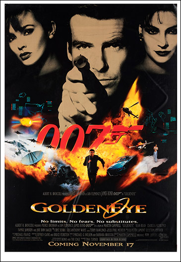 GoldenEye (1995) Bus Shelter poster