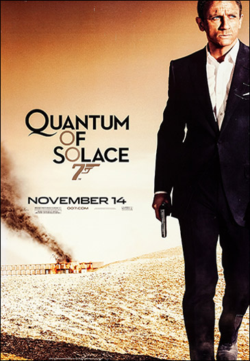 Quantum of Solace (2008) Bus Shelter poster