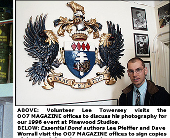 Lee Towersey with Blofeld Crest