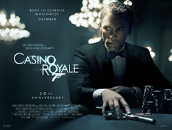 Casino Royale 20th Anniversary quad-crown poster