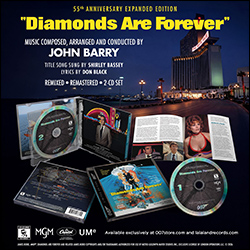 La-La Land Records announce Diamonds Are Forever 55th Anniversary CD