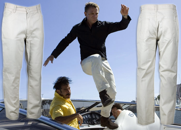 Lot #353 - Two Pairs of James Bond Jeans Quantum of Solace (2008)
