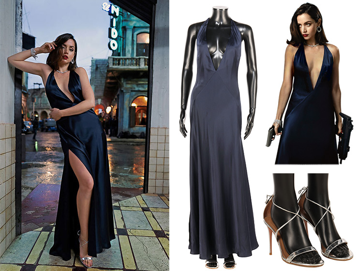 Lot #383 - Paloma's “Hero #1” Dress and High-Heeled Sandals No Time To Die (2021)