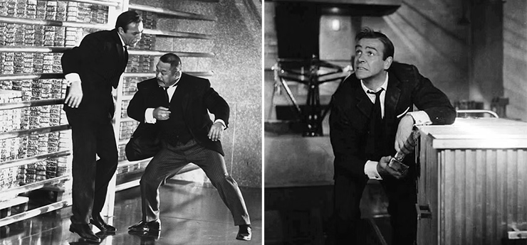 Sean Connery and Harold Sakata Goldfinger (1964)