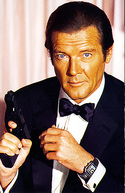 Roger Moore as James Bond