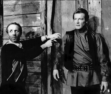 Special Effects Supervisor John Richardson with Roger Moore