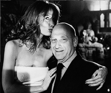 Maud Adams and Maurice Binder