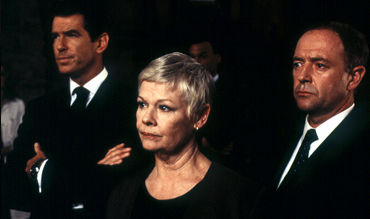 Pierce Brosnan, Judi Dench and Michael Kitchen