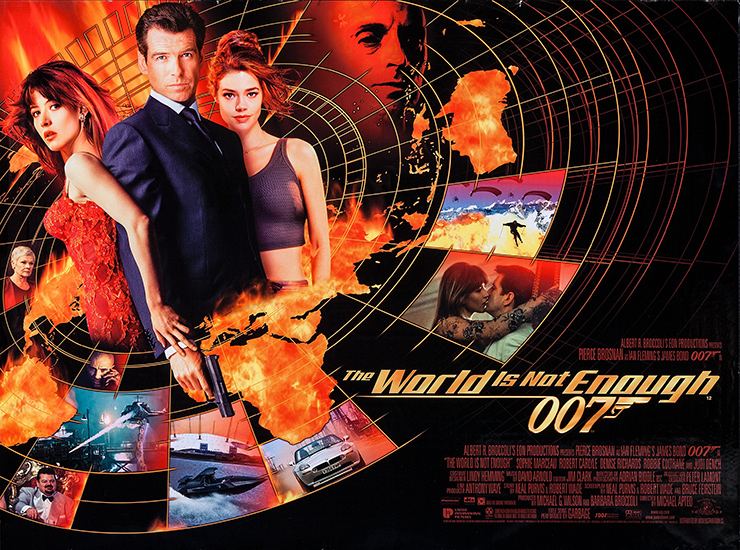UK Quad-crown poster for The World Is Not Enough (1999).